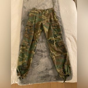 Local European Le Camo Cargo- Vintage Distressed Wash.